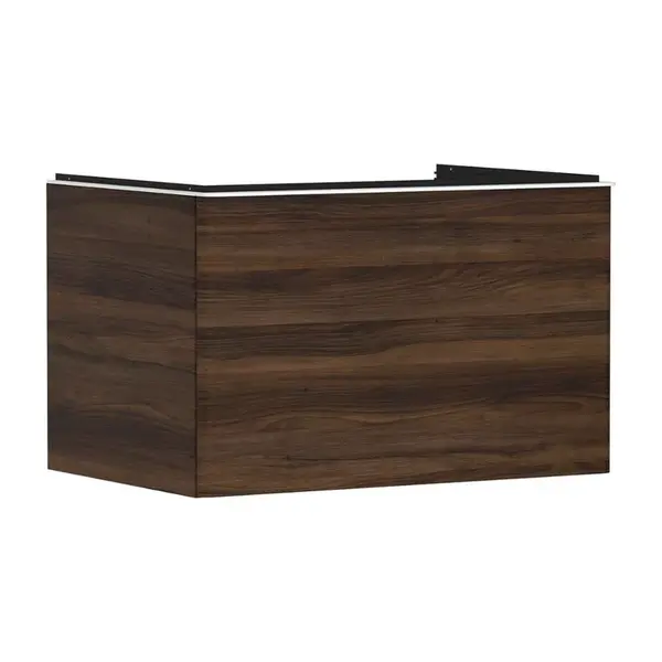 Hansgrohe Xelu Q - Umyvadlová skříňka, 50x78x55 cm, 1 zásuvka, tmavý ořech/matná bílá 54057700