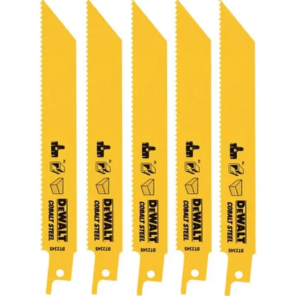 DeWALT Príslušenstvo - Súprava pílových plátkov, dĺžka 15 cm, 5 ks DT2345