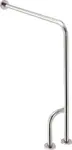 Sapho Kúpeľňové vybavenie - Oporné držadlo 80x85 cm, ľavé, nerezová XH526