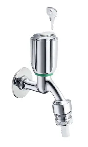 Schell Secur - Výtokový ventil, uzamykatelný, chrom 035740699