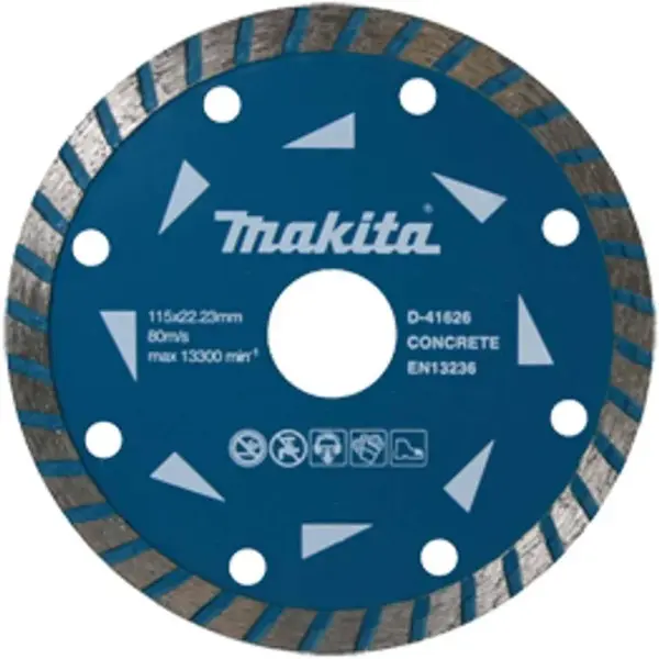 Makita Příslušenství - Diamantový řezný kotouč na beton 115x22,2 mm D-41626