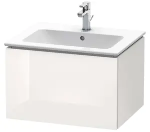 Duravit L-Cube - Umývadlová skrinka 40x62x48 cm, 1 zásuvka, lesklá biela LC614002222