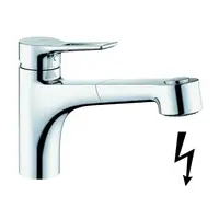 Kludi Mix - Drezová batéria s výsuvnou spŕškou, chróm 329420562