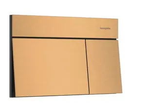 Hansgrohe iFrame Element E - Ovládání splachování, kartáčovaný bronz 66003140