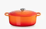 Le Creuset Signature - Pekáč oválný s poklicí, objem 6,3 l, volcanique 21178310902430