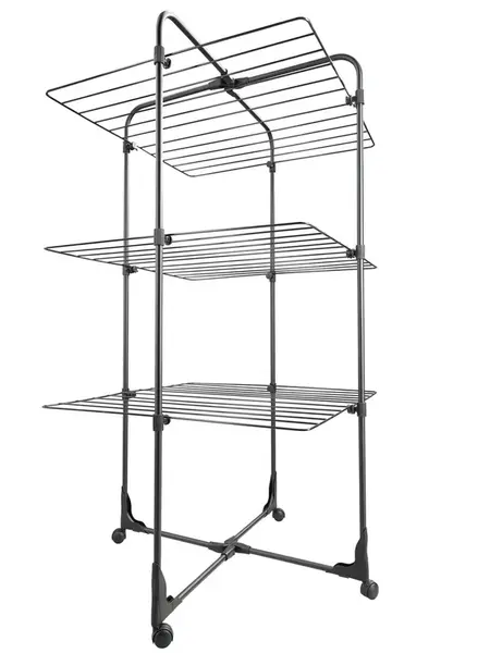 Leifheit Sušení - Sušák na prádlo Classic Tower 270, černá 81470