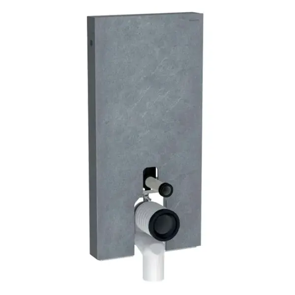 Geberit Monolith - Sanitární modul pro stojící WC, 101 cm, spodní přívod vody, vzhled břidlice 131.002.00.5