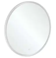 Villeroy & Boch Subway 3.0 - Zrcadlo v rámu s LED osvětlením, průměr 91 cm, dotykový senzor A4649100
