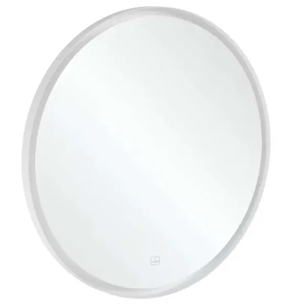 Villeroy & Boch Subway 3.0 - Zrcadlo v rámu s LED osvětlením, průměr 91 cm, dotykový senzor A4649100