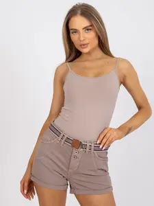 Shorts-D63990Z62190K-dark beige