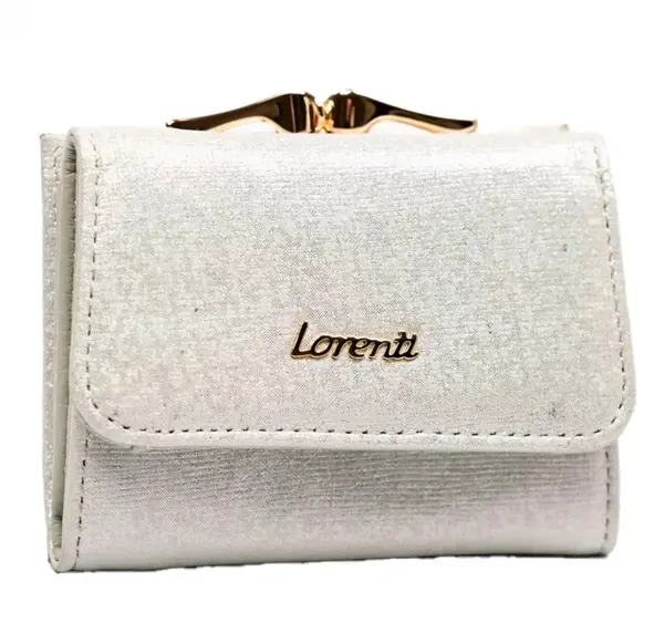 Dámská kožená peněženka stříbrná - Lorenti Sisa