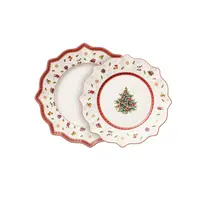 Villeroy & Boch SADA MĚLKÝCH TALÍŘŮ, keramika, 29+14 cm