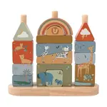 2KIDS TOYS Nasadzovanie kociek safari 16 kusov