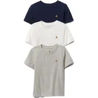 GAP V-BF SS SLD T 3PK Chlapecké tričko, bílá, velikost 5Y