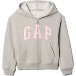 GAP V-BAS HERITAGE FZ Dievčenská mikina, sivá, veľkosť