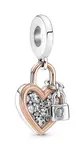 Pandora Strieborný prívesok Srdiečko Pandora Moments 780087C01