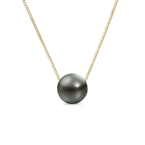 Zlatý náhrdelník s tahitskou perlou KLENOTA
