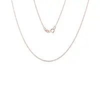 Dámský řetízek rolo 30 dlouhý 45 cm v růžovém zlatě KLENOTA