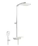 Hansa Emotion - Sprchový set s termostatem, 36x22 cm, 3 proudy, bílá/chrom 5865017182