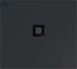 Polysan Flexia - Sprchová vanička 100x90 cm, matný antracit 72925.51