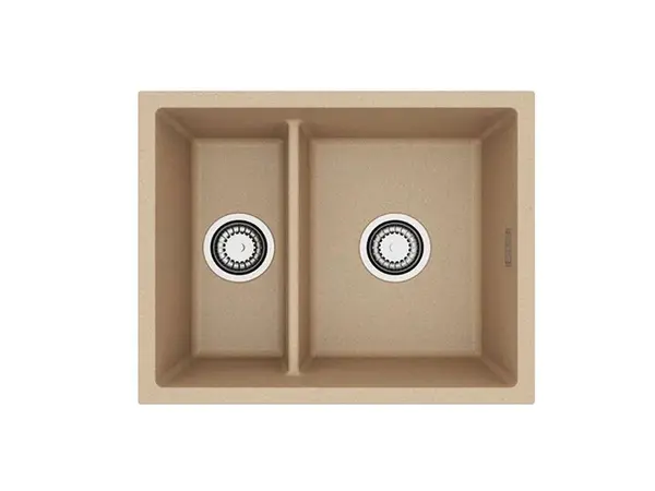 Alveus Omni - Granitový dřez 55x45 cm, beige 1150068