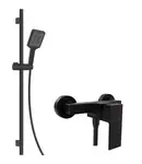 kielle Arkas I - Sprchový set s baterií, tyčí, hadicí a sprchovou hlavicí, matná černá 10211SN14