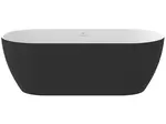 Ravak Freedom O Tec - Volně stojící vana, 170x77 cm, černá/bílá CD51700000