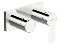 Hansa Ligna - Baterie pod omítku pro 2 spotřebiče, chrom 44559583