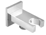 Sapho Sprchy - Držák sprchy pevný, s vyústěním, chrom AQ591