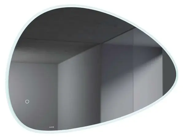 Kludi Luma - Zrcadlo s LED osvětlením a vyhříváním, 100x69 cm, dotykový senzor 17SP0900