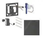 Geberit - Elektronické ovládání splachování pisoárů typ 40, bateriové napájení, Bluetooth, sklo/černá 116.034.SJ.1