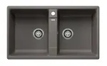 Blanco Zia 9 - Silgranitový dřez, 86x50 cm, šedá 527393