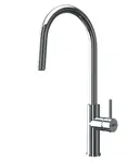 Sanela - Elektronická dřezová baterie s výsuvnou koncovkou, síťové napájení, chrom SLU 68