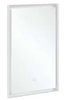Villeroy & Boch Subway 3.0 - Zrcadlo v rámu s LED osvětlením, 50x75 cm, dotykový senzor A4635000