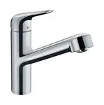 Hansgrohe Focus M42 - Dřezová baterie M427-H150 ECO, s výsuvnou koncovkou, EcoSmart, chrom 71865000