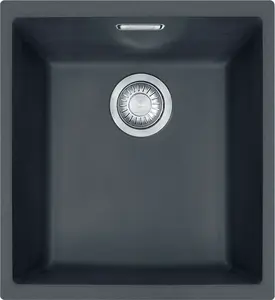 Franke Sirius - Tectonitový dřez SID 110-34, 37x44 cm, černá 125.0363.785