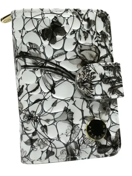 Dámska kožená peňaženka čierno/biela - Peterson Elizara