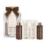 Grace Cole Dárková sada péče o tělo ve skleněné dóze Vanilka 5 ks