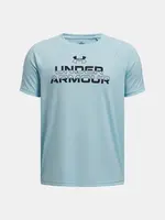 Chlapecké tričko Under Armour UA Tech Split Wordmark SS - Kluci