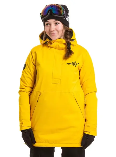 Meatfly dámská SNB & SKI bunda Yuki Premium Yellow | Žlutá | Velikost XS