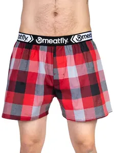 Meatfly pánské boxerky Gigi Double Pack Blue / Red | Modrá | Velikost M