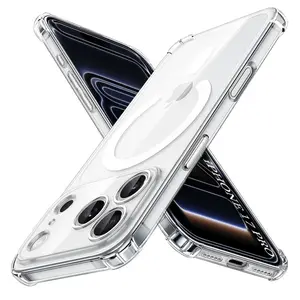Techsuit Shockproof MagSafe průhledný obal, iPhone 17 Pro