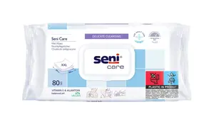 Seni Care vlhčené ubrousky vit.E&Allantoin 80ks