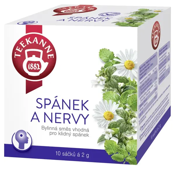 TEEKANNE Spánek a nervy bylinný čaj 10x2g