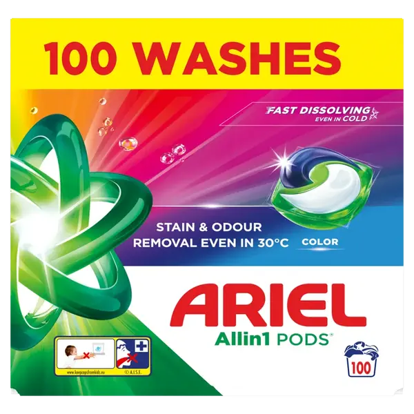 ARIEL Kapsuly na pranie Color Box 100 praní