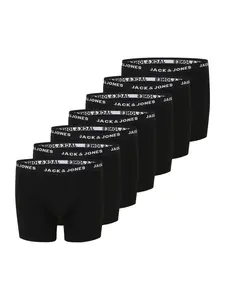 Jack & Jones Plus Boxerky  čierna / biela