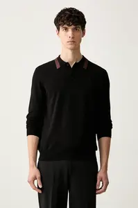 Trussardi svetr pánský s viskózou