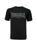 LONSDALE Tričko 'Kai'  sivá / čierna