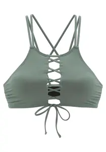BENCH Bikinový top 'Perfect'  olivová