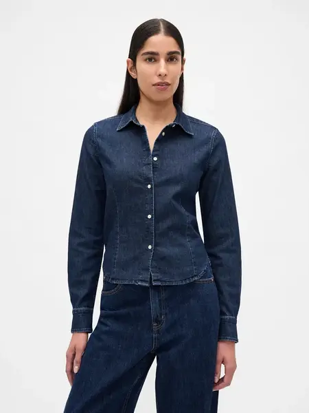 GAP Denim Crop Košeľa